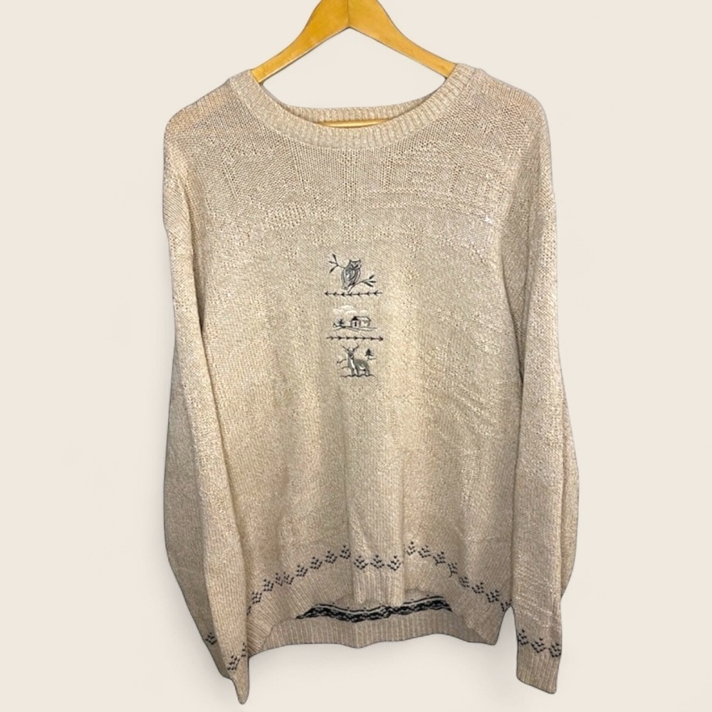 Vintage Northern Reflections x Parkhurst Knit Crewneck Knit Sweater